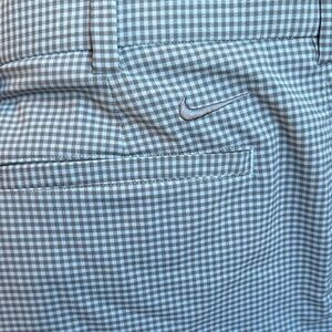 Nike Men's Light Blue Checkered pants